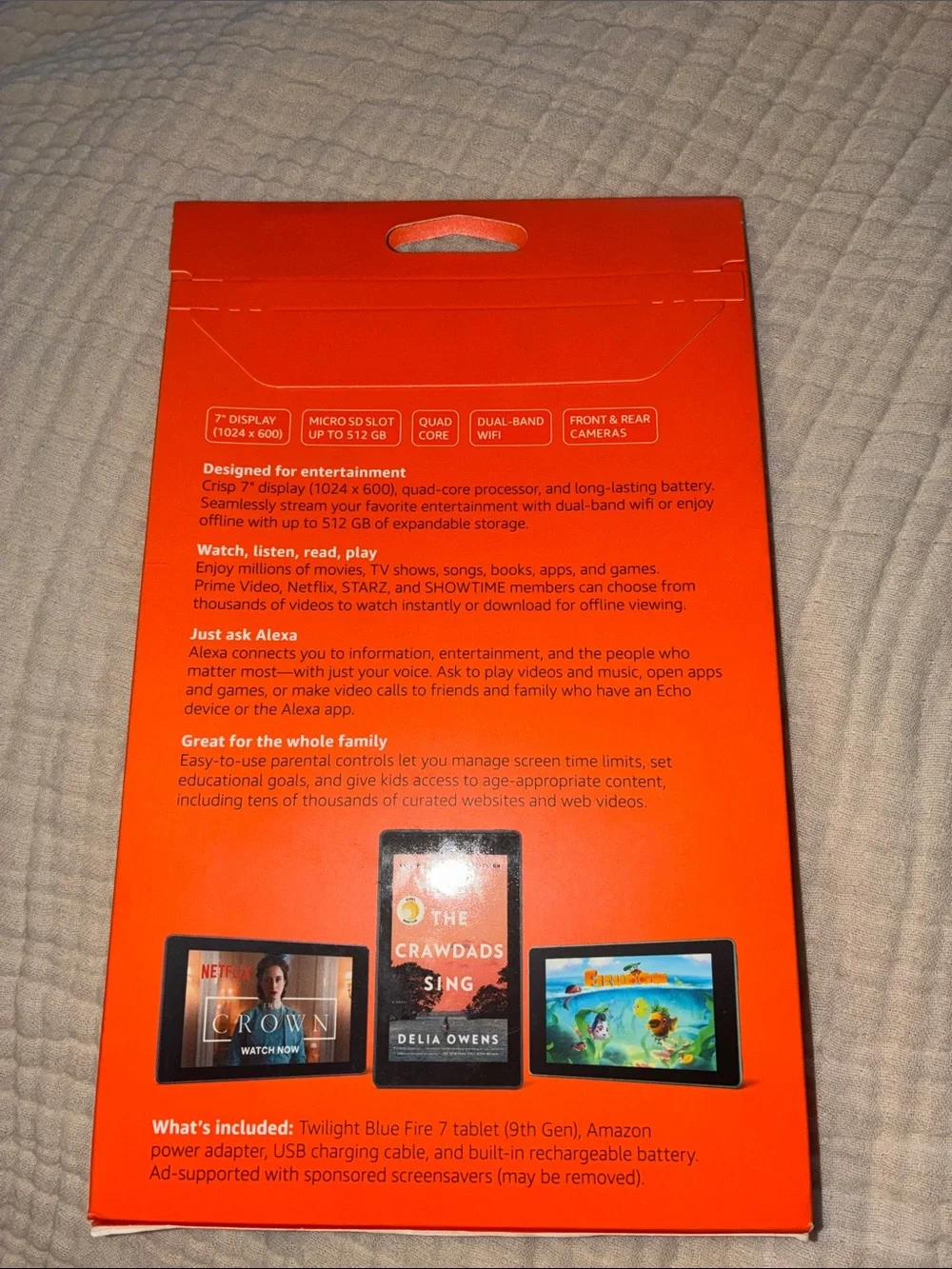 Amazon Fire 7 (2019)- Wi-Fi- 32 GB •Twilight Blue